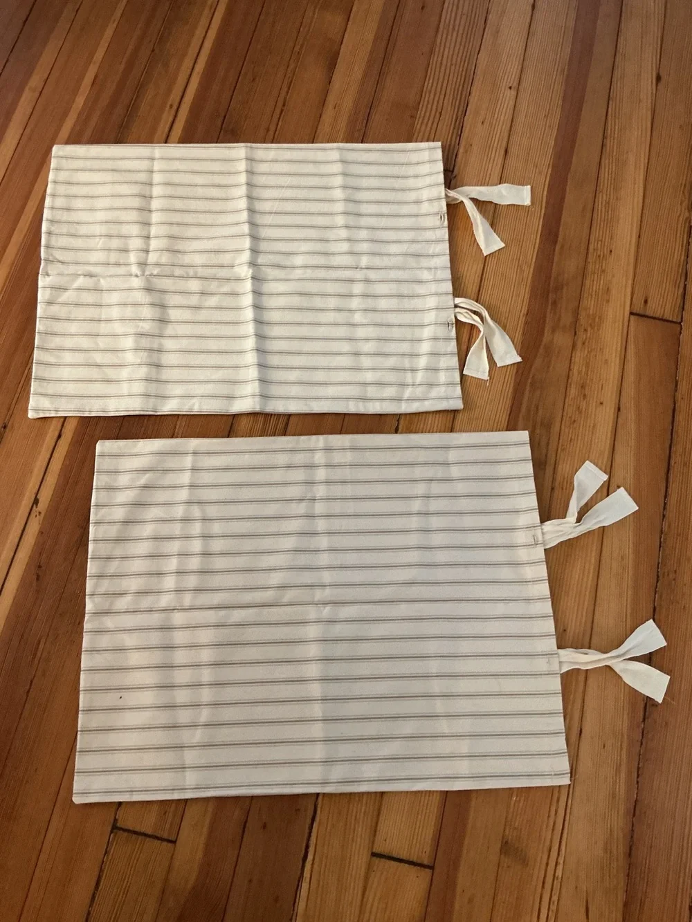 NWOT Pair of Ticking BALLARD SHAMS